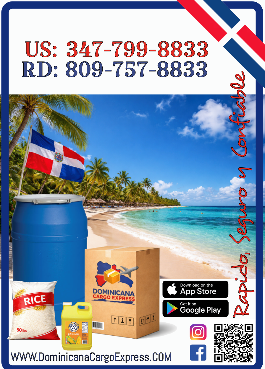 Dominicana Cargo Express card back