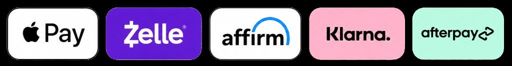 Apple Pay, Zelle, Affirm, Klarna, and Afterpay